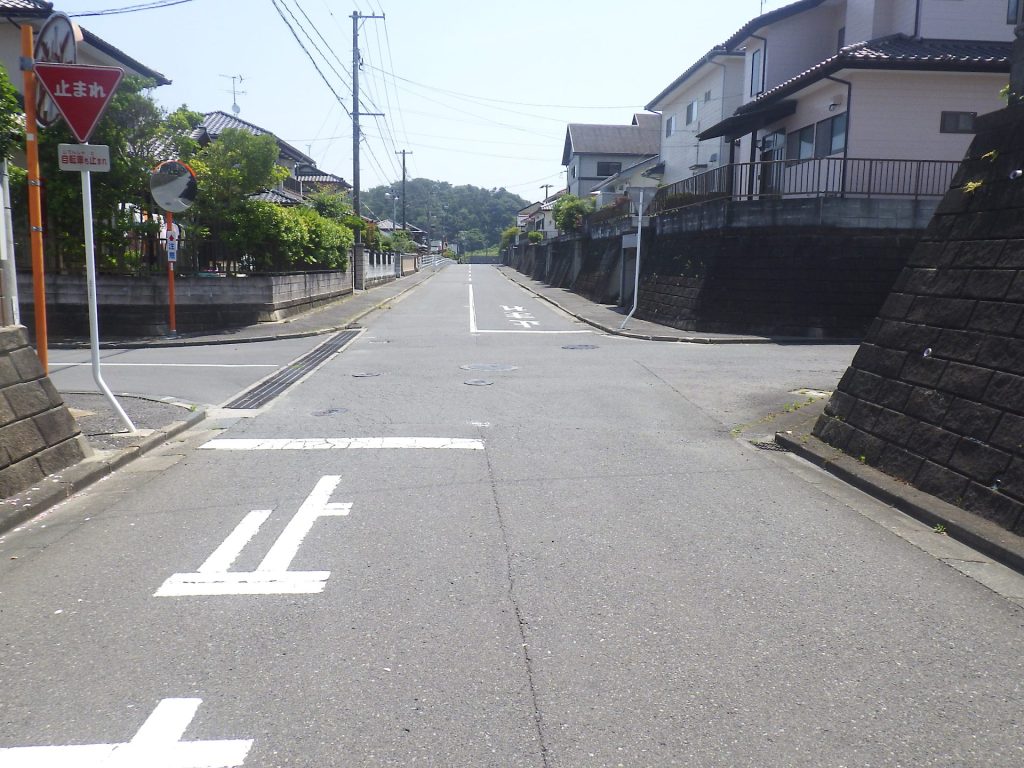 釜ノ前団地１号線道路再生工事