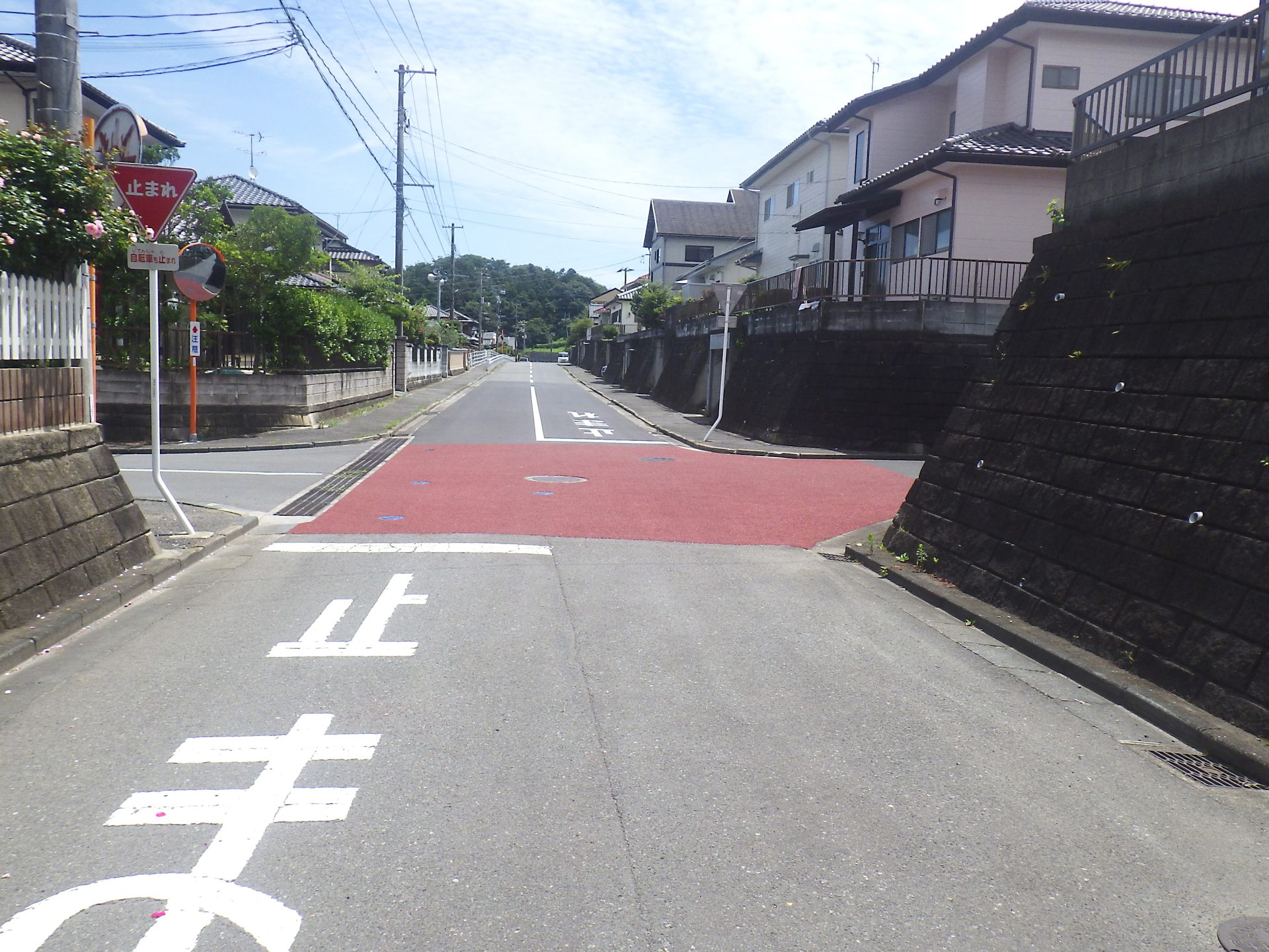 釜ノ前団地１号線道路再生工事